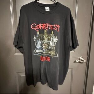 vintage Y2K Gorefest Mindloss Metal Band Tee
Shirt XL Death Metal Band Tees